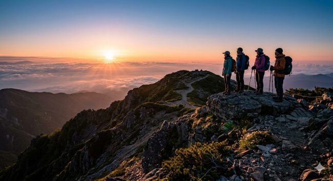 頂上を目指す過程を味わう