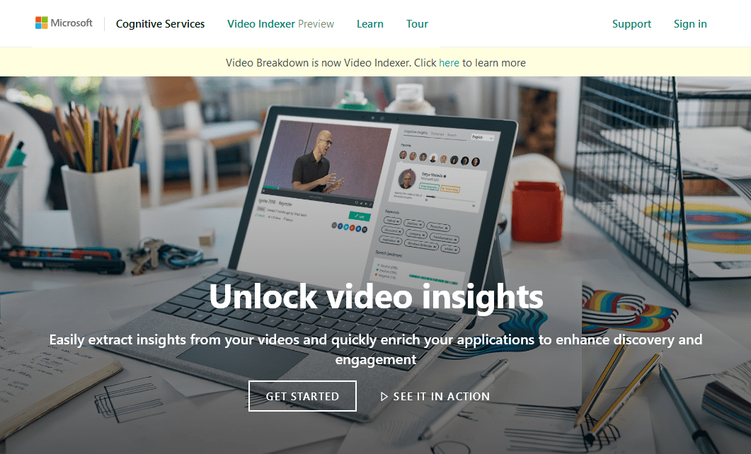 hello Video Indexer