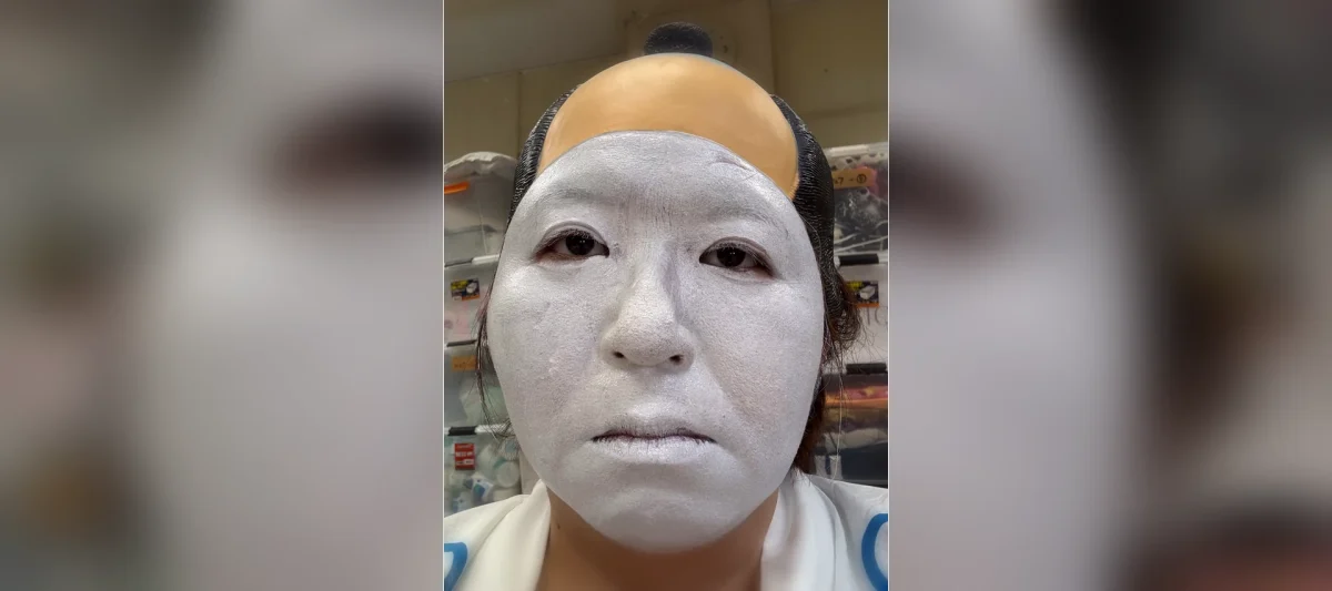 白塗りだけを終えたバケトのビフォー写真