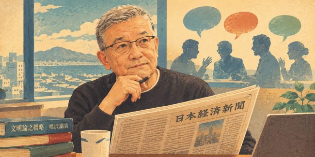 議論がなくなると、輪郭が消える