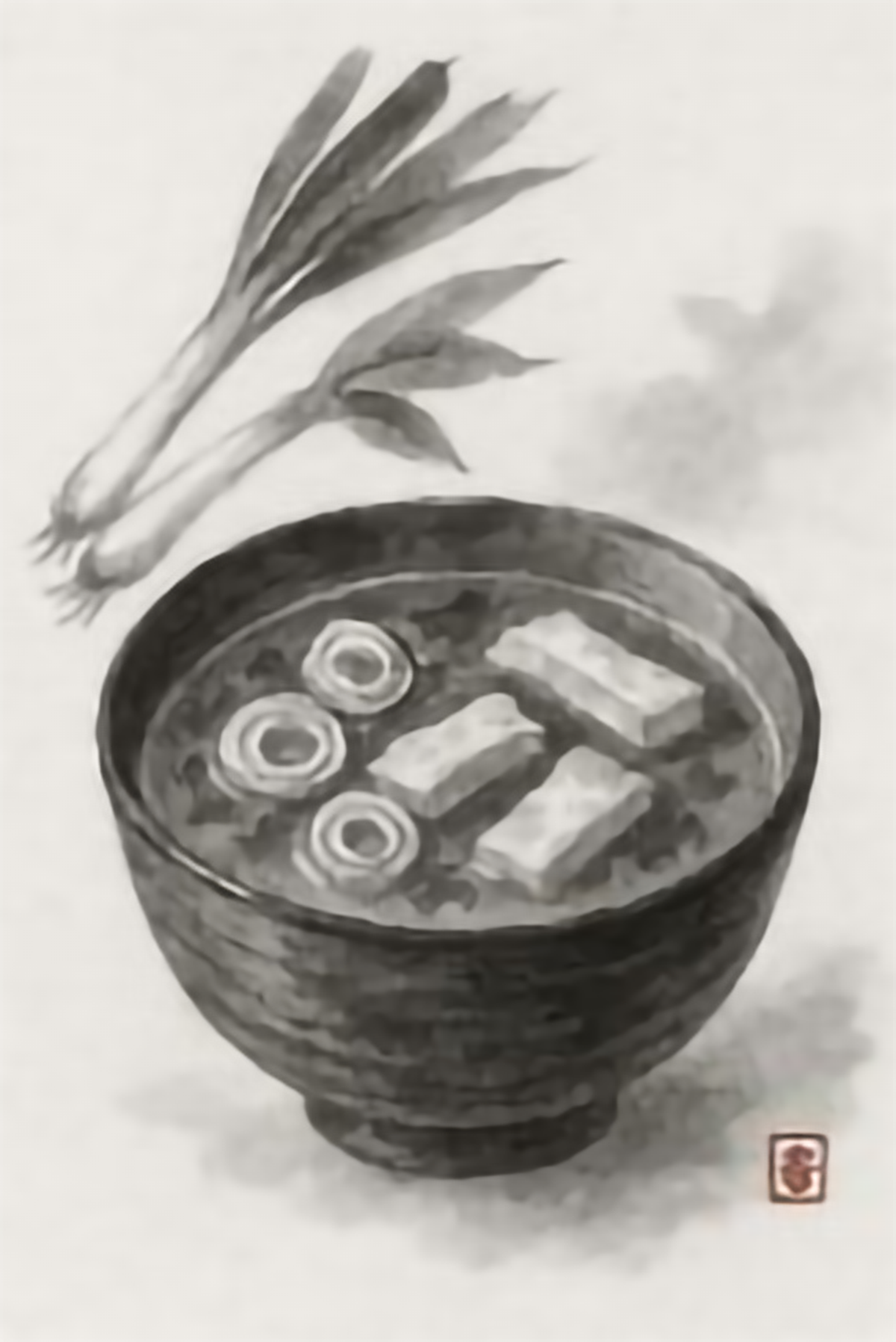 味噌汁を作る